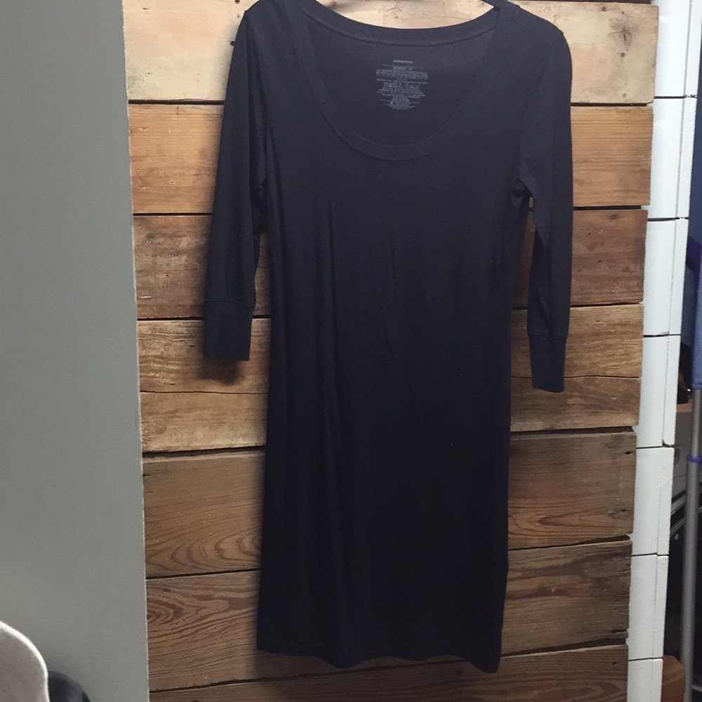 Patagonia fitted black dress